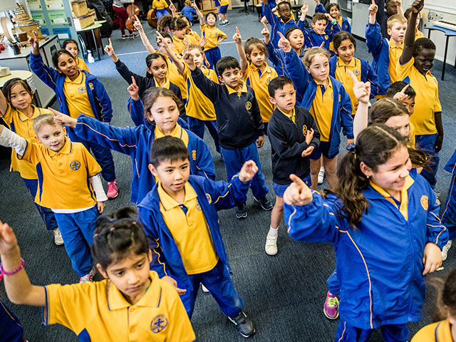 Welcoming community at St Michael's Primary Blacktown