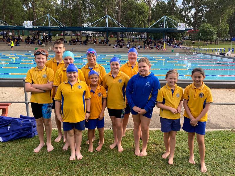 St Michael's Blacktown students swimming
