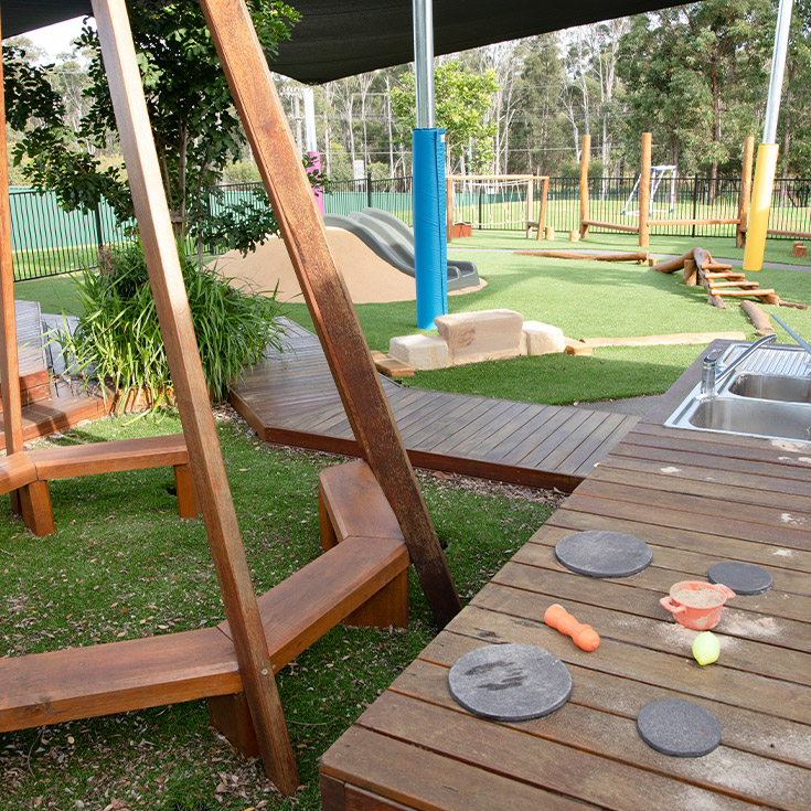 The infant playground at St Michael's Primary School Blacktown South